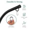 Best Choice Products Metal Hanging Hammock C-Stand for Chair/ Weather-Resistant Finish, Offset Base - Stand Only